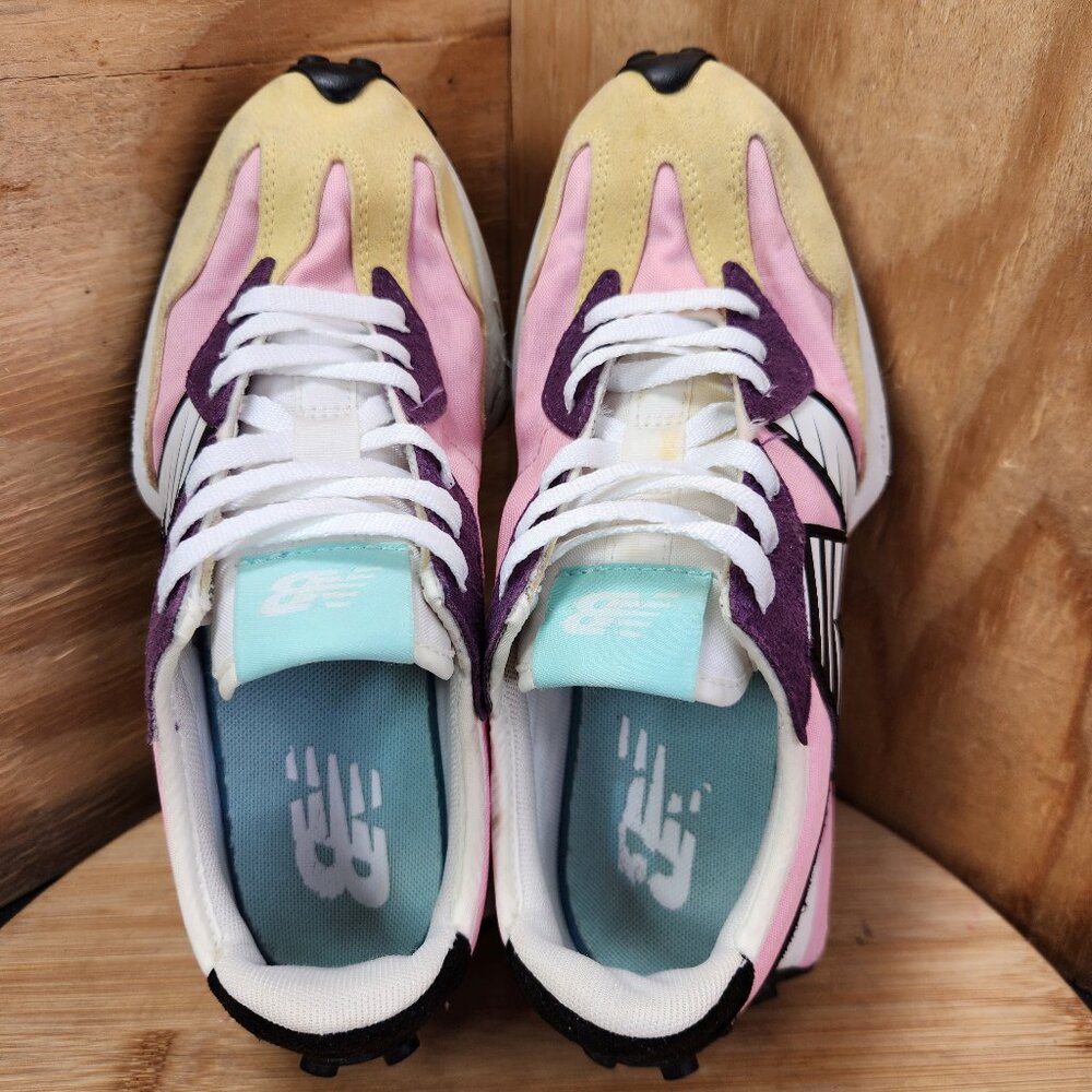 New Balance 327 Womens Pink Sneakers Size 8 - Picture 8 of 12